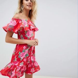 ASOS DESIGN off shoulder sundress